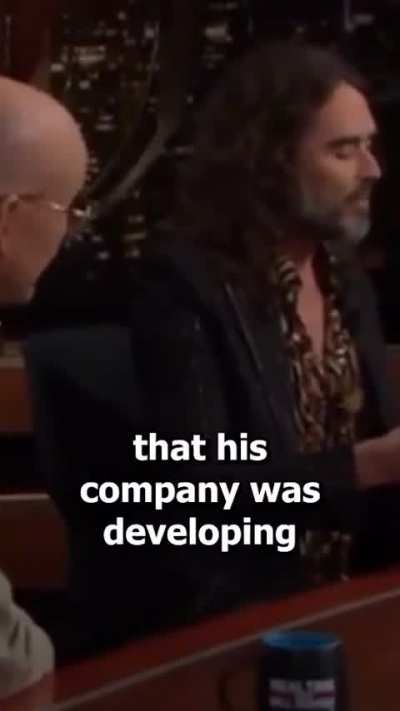 No wonder they are trying to cancel Russel Brand