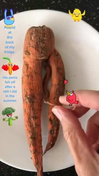 Penis carrot by thatveganteacher
