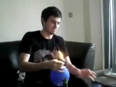 fire = fun. balloons = fun. fire + balloons = more fun