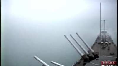 Oooh the sweet sound of a 16 inch gun firing&hellip;.