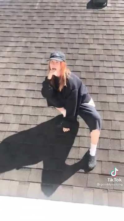 Crocs on the roof