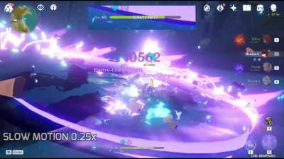 I honestly didn't expect to do a perfect lightning counter with Beidou and everything seems to match here, the timing, the song and the name of the skill "Tidecaller".