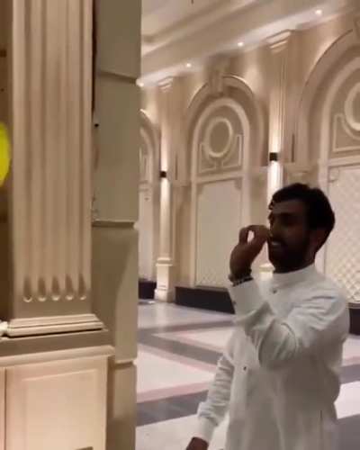 He was so happy