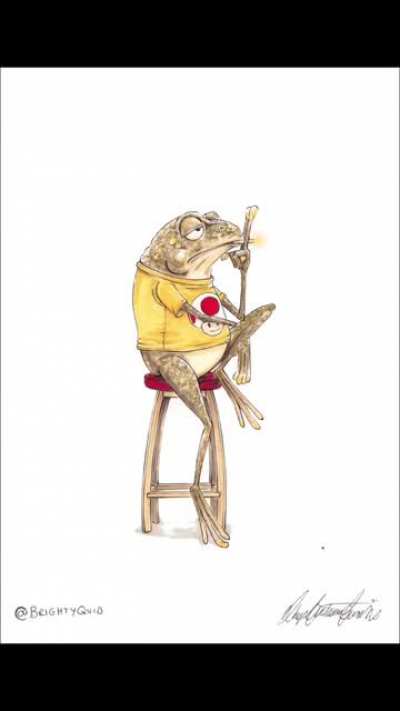 Toad Stool - Animated Ink Drawing