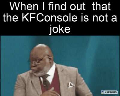 I thought that it was a joke tbh.