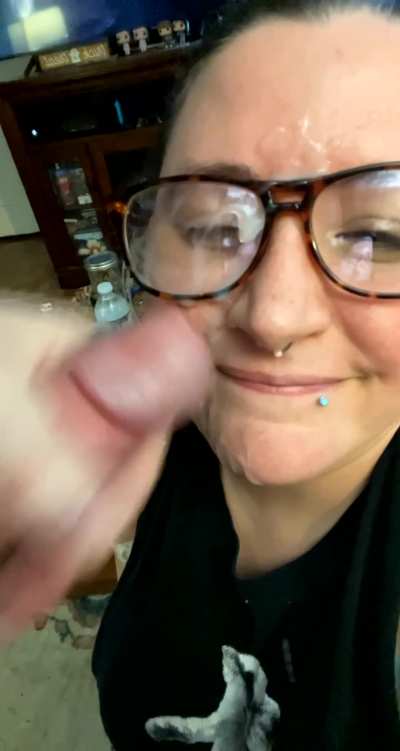 All over my glasses