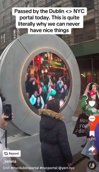 The NYC-Dublin Portal 