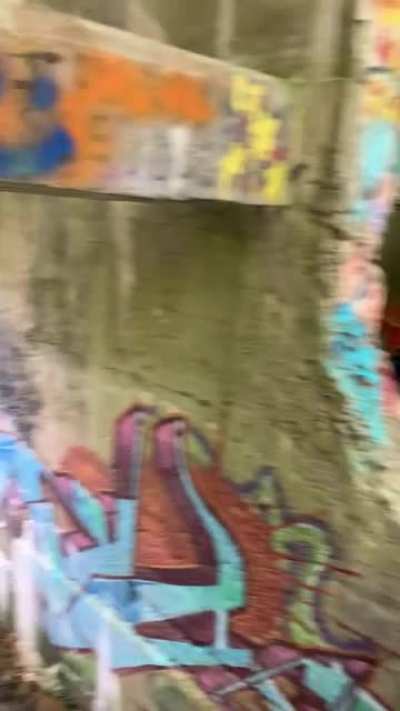 Graffiti artists&rsquo; playground.