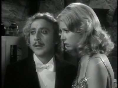 Bloopers from Mel Brook's "Young Frankenstein" (1974). The scene which required the most takes to be filmed was when Marty Feldman bites Madeline Kahn's animal wrap. Each time he did it, he was left with a piece of fur in his mouth... which caused the oth
