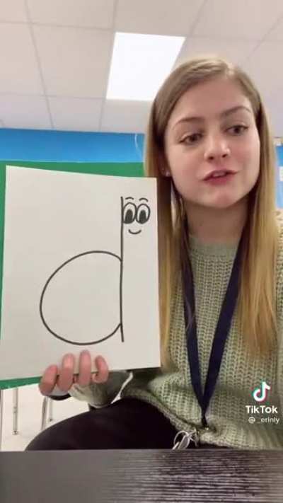 Teaching the differences between lowercase letters