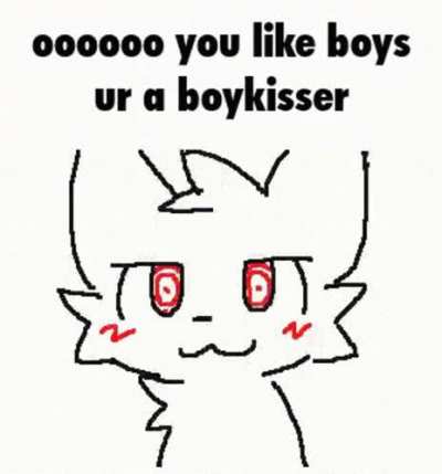 I think I’m officially a boy kisser! 