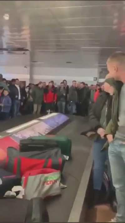 Meanwhile, at the airport...