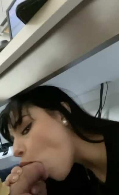 under the table