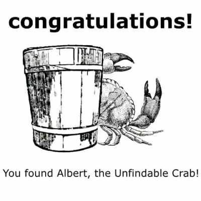 Albert is already inside your eye