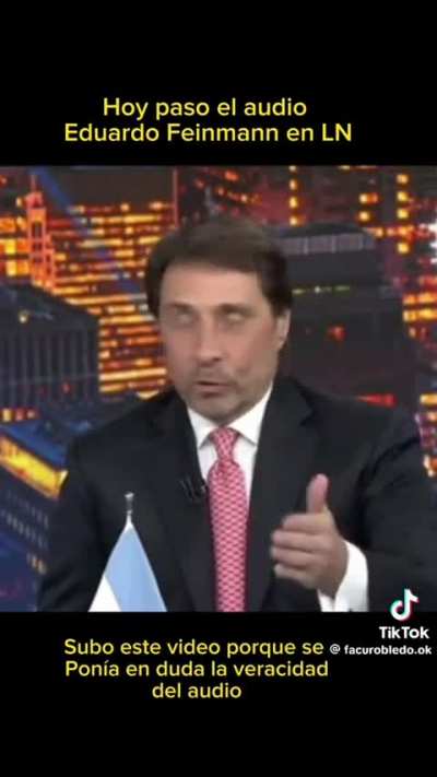 Feinman confirmo que el audio es verídico y corresponde a una Kirchnerista de Espinosa