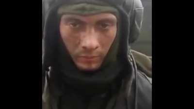 Ukraine war- captured Russian tank crew
