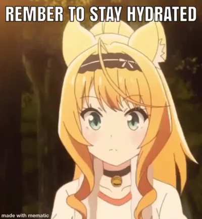 Don&rsquo;t forget to stay hydrated