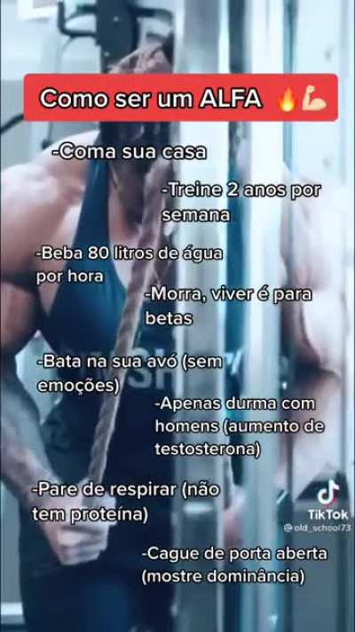 Luba treinando
