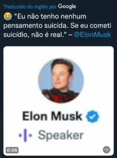 Sr Muskito deu o recado se ele aparecer "suicidado" n&atilde;o foi ele certo...