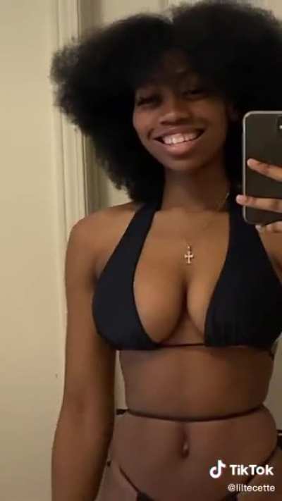 Black bikini