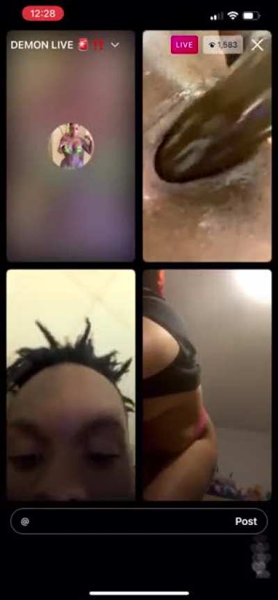 She strokin that pussy 💦