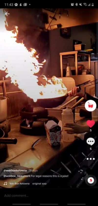 SELF CRINGE - I made a video poking fun at a rival location for not using fire in their content and they just.... didn't get it..?