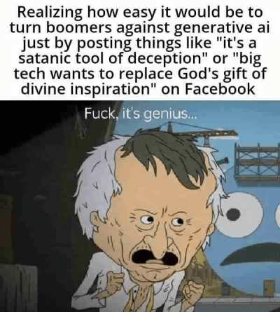 It would be like astroturfing but funny