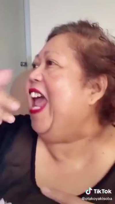 Mom having fun seeing WAP for the first time