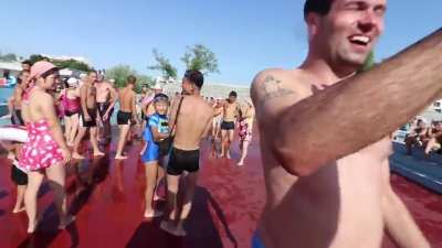 Westerner has eye-opening visit to North Korean water park