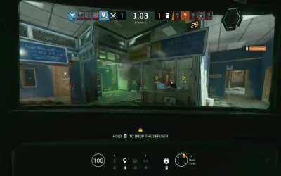 Melusi Air-jabbed into her own C4... oops