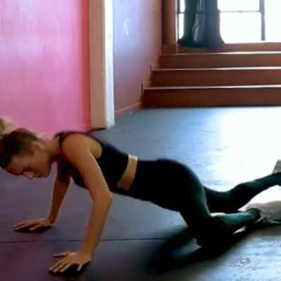 Brie teasing us with her big tits and sexy ass