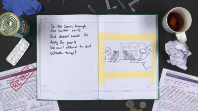 We recorded a cover of Ed Sheeran's "The A Team". We rewrote this melancholy ballad, originally about homelessness and substance abuse, to reflect the experience of doing a PhD, and somehow made it even more depressing.