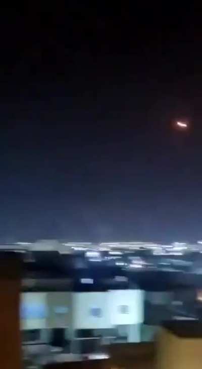 Footage showing the iron dome failing to intercept Iran&rsquo;s missiles