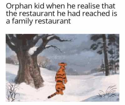 Poor kid. So sad
