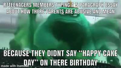 No retard say the reddit thing not “happy birthday”🤬🤬🤬