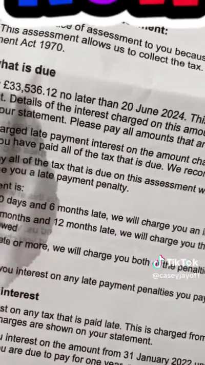 Just came across someone’s Tax they owe and Casey’s been making no where near as much as Leanne