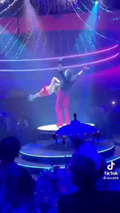 Amazing Harley and Joker performance in Z&uuml;rich, Switzerland. Warning, flashing lights.