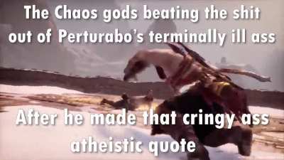 "Gods aren't real!? Can something that doesn't exist give you space cancer you dipshit!?" This goes for Fabius too