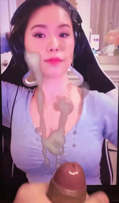 Jodi shows off her tits for me to cum all over