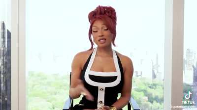 Megan Thee Stallion speaking on the Pete &amp;amp; Thomas Foundation &hearts;️
