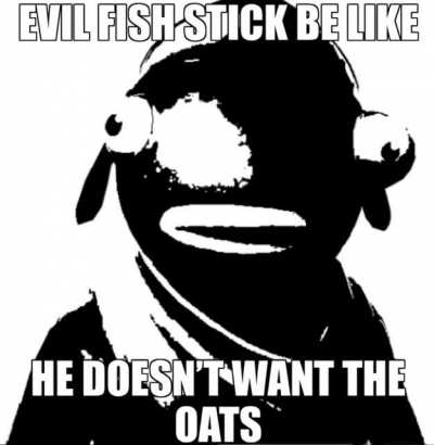 He’s crazy for the oats!