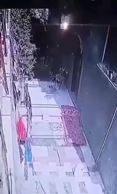 An Israeli rocket landed on a Palestinian man's home in Beit Hanoun, but by a lucky chance did not explode.