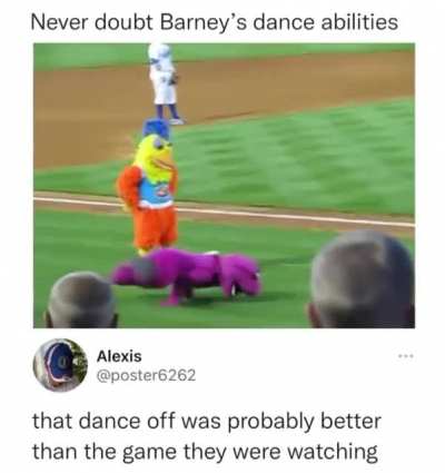 Barney is actually cool?