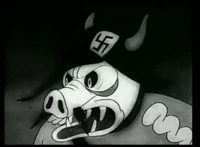 Punching Nazi meme in 1941.