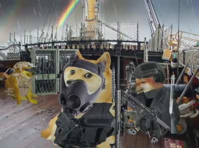 Me and the boys running 3D printed M4s down to Cuban protestors