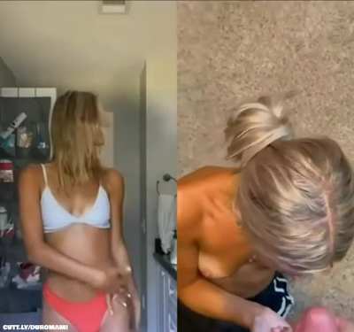 Cute mode cum slut mode