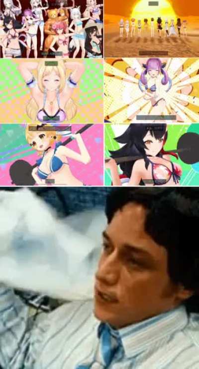 Finding out about this video only now. Hololive&rsquo;s Onegai Muscle. (Link for video in comments)