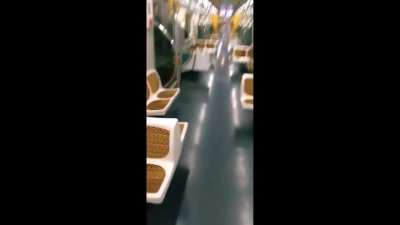 Peguei o &uacute;ltimo metr&ocirc;, vazio, da Linha 4 - Amarela, em S&atilde;o Paulo.