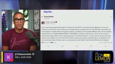 Don Lemon: “You know what Donald Trump? Fuck you. Just fuck all the way off. What an asshole and a small-minded, small dick shit to do. You are an immature child. You are a bigot, a fucking racist, and a small penis asshole”