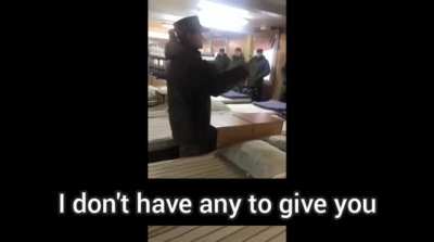 RUS POV - Fresh conscripts being told to buy their own medical equipment